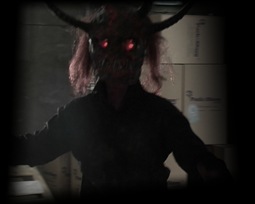 Demon still shot from feature film Turn In Your Grave